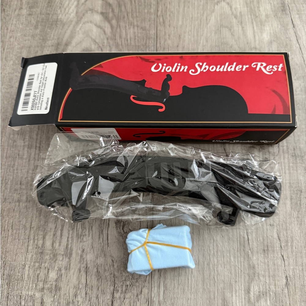 NEW- Black Violin Shoulder Rest